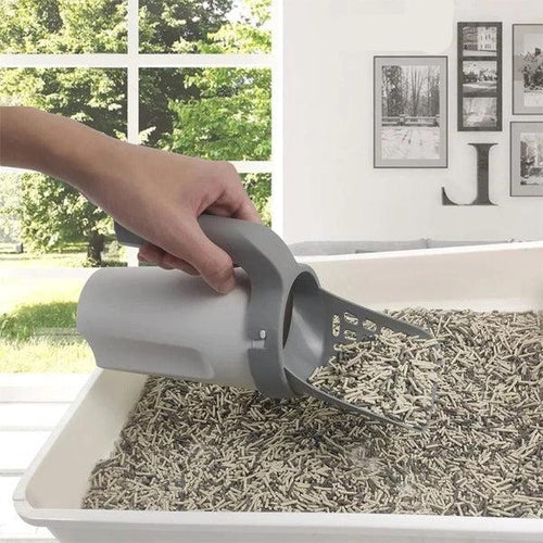 Cat Litter Scoop with Built-in Dispenser