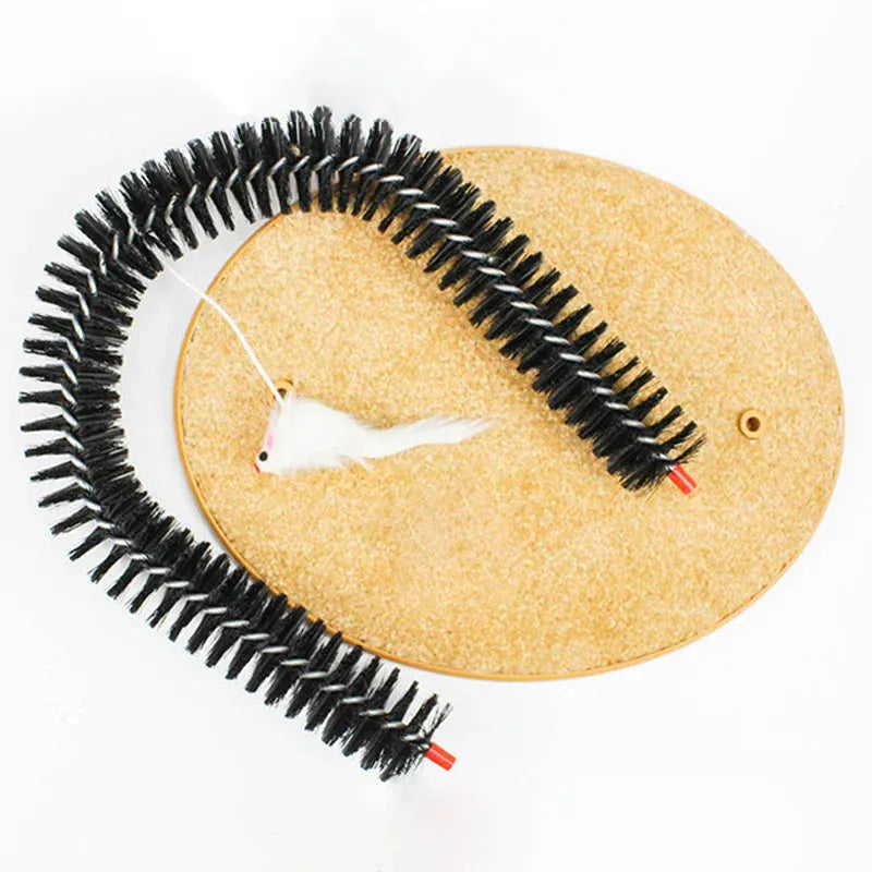 Cat Massager Toy with Scratcher