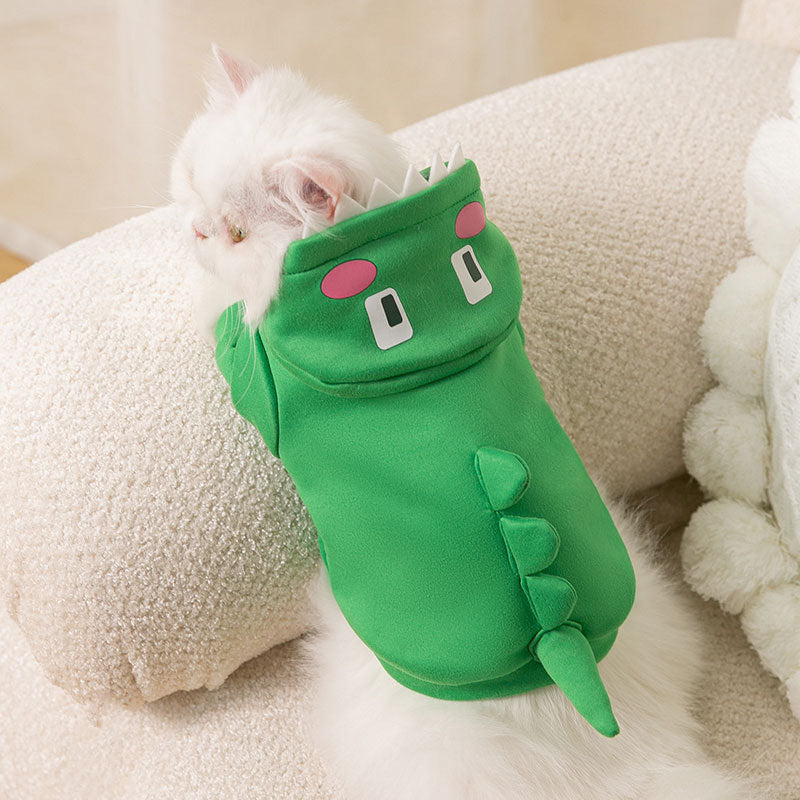 Frog Hoodie for Cats