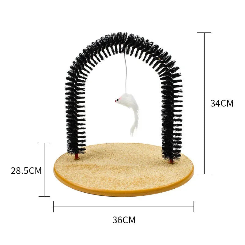 Cat Massager Toy with Scratcher