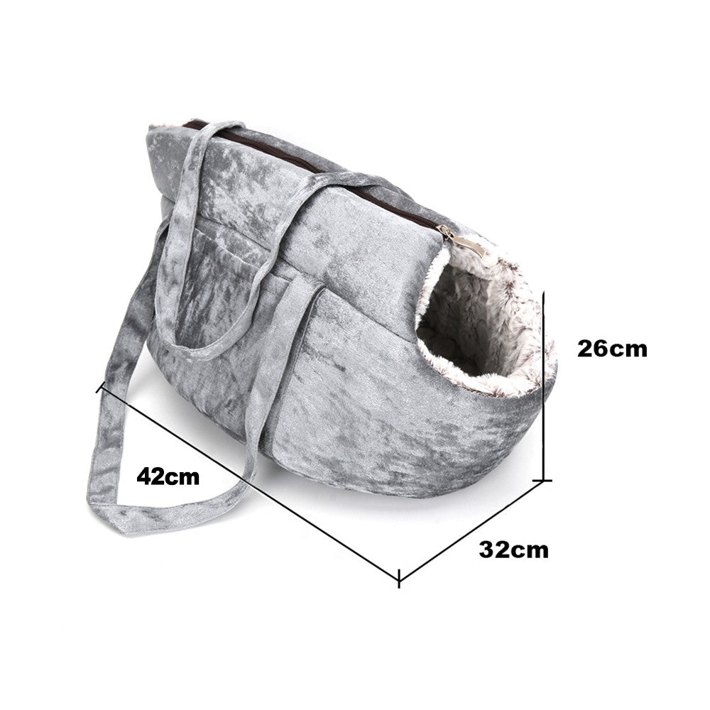 Pet Carrier Bag with Opening and Safety Hook