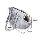 Pet Carrier Bag with Opening and Safety Hook