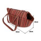 Pet Carrier Bag with Opening and Safety Hook