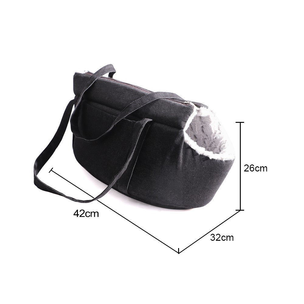 Pet Carrier Bag with Opening and Safety Hook